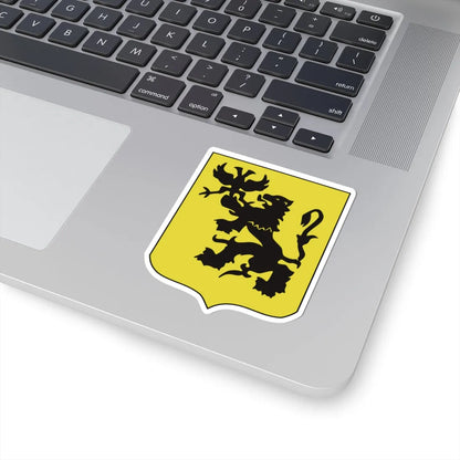 Blason ville be Assenede ancien (Belgium) (Coat of Arms) STICKER Vinyl Kiss-Cut Decal - The Sticker Space