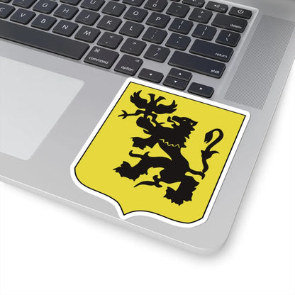Blason ville be Assenede ancien (Belgium) (Coat of Arms) STICKER Vinyl Kiss-Cut Decal - The Sticker Space