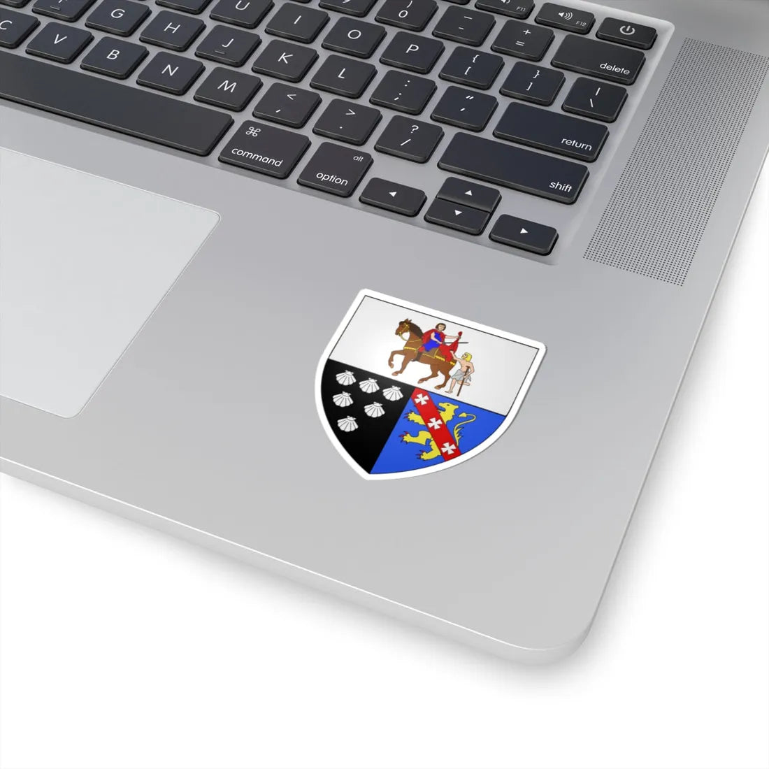 Blason ville be Berlare (Belgium) (Coat of Arms) STICKER Vinyl Kiss-Cut Decal - The Sticker Space