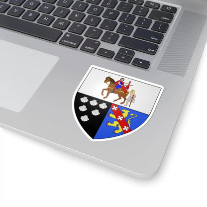 Blason ville be Berlare (Belgium) (Coat of Arms) STICKER Vinyl Kiss-Cut Decal - The Sticker Space