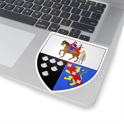 Blason ville be Berlare (Belgium) (Coat of Arms) STICKER Vinyl Kiss-Cut Decal - The Sticker Space