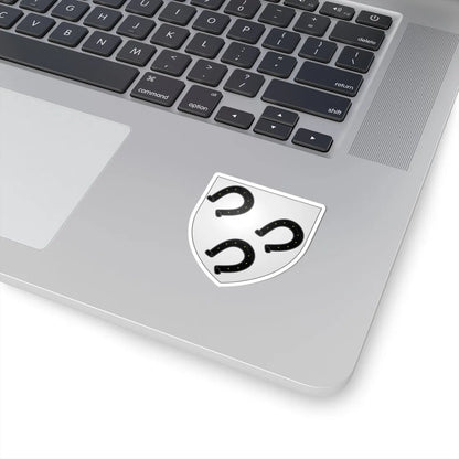 Blason ville be Bertrix Luxembourg (Belgium) (Coat of Arms) STICKER Vinyl Kiss-Cut Decal - The Sticker Space