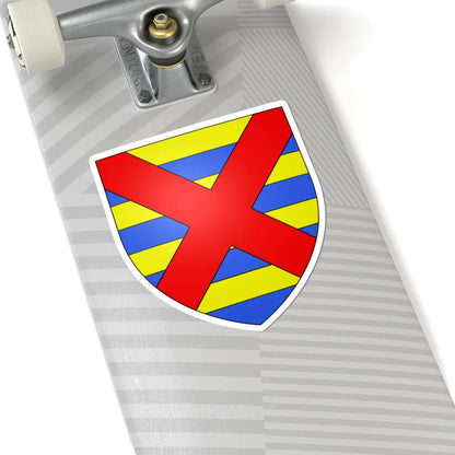 Blason ville be Beveren (Belgium) (Coat of Arms) STICKER Vinyl Kiss-Cut Decal - The Sticker Space