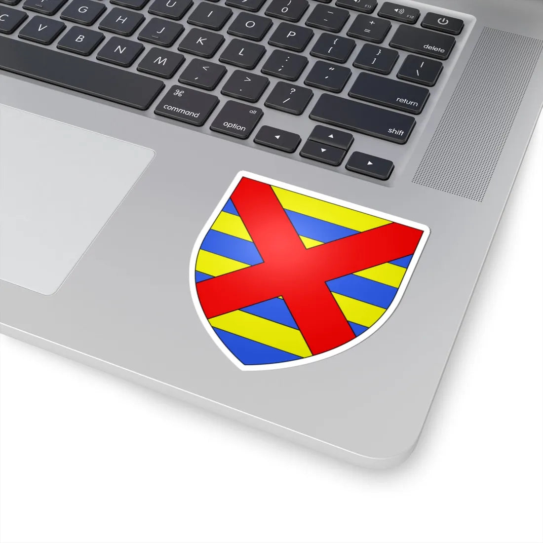 Blason ville be Beveren (Belgium) (Coat of Arms) STICKER Vinyl Kiss-Cut Decal - The Sticker Space