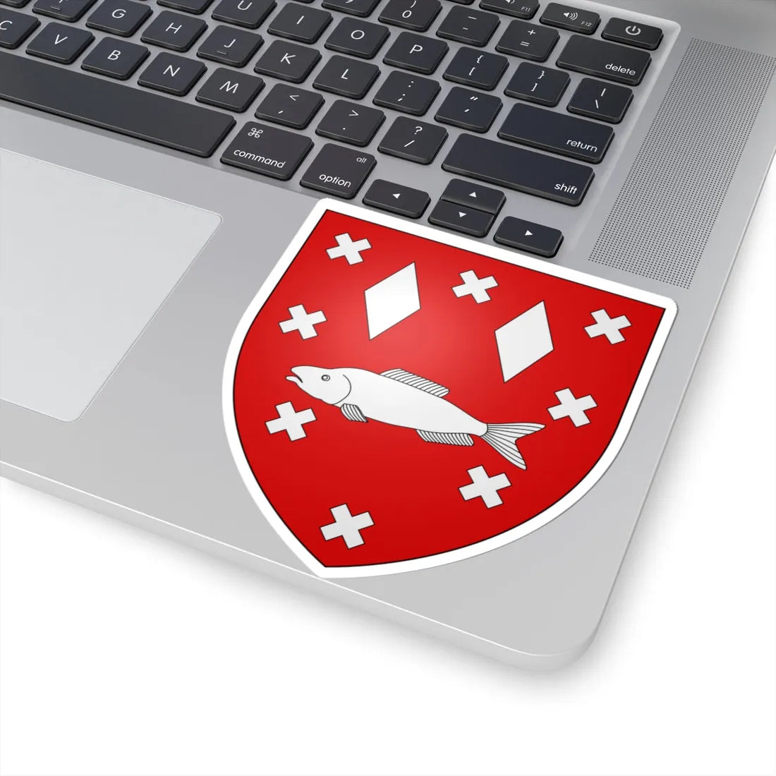 Blason ville be Brasschaat (Belgium) (Coat of Arms) STICKER Vinyl Kiss-Cut Decal - The Sticker Space