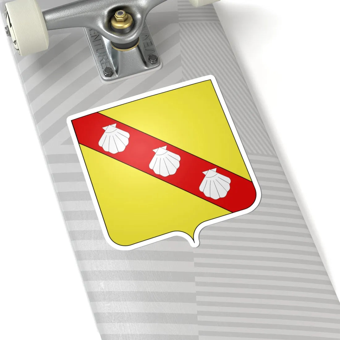 Blason ville BE Brunehaut (Belgium) (Coat of Arms) STICKER Vinyl Kiss-Cut Decal - The Sticker Space