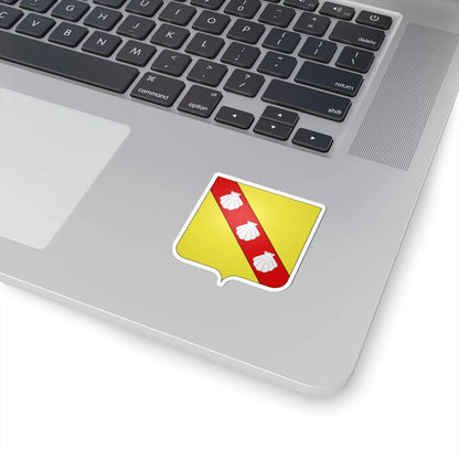 Blason ville BE Brunehaut (Belgium) (Coat of Arms) STICKER Vinyl Kiss-Cut Decal - The Sticker Space