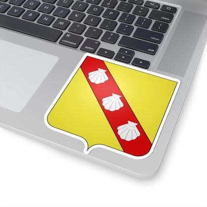 Blason ville BE Brunehaut (Belgium) (Coat of Arms) STICKER Vinyl Kiss-Cut Decal - The Sticker Space