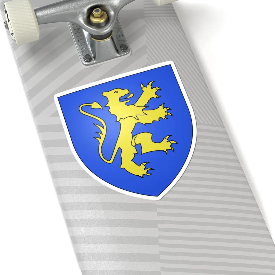 Blason ville be Burst (Belgium) (Coat of Arms) STICKER Vinyl Kiss-Cut Decal - The Sticker Space