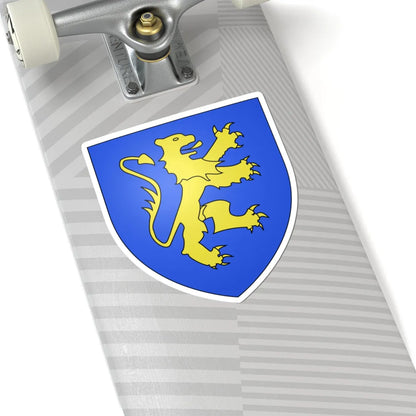 Blason ville be Burst (Belgium) (Coat of Arms) STICKER Vinyl Kiss-Cut Decal - The Sticker Space