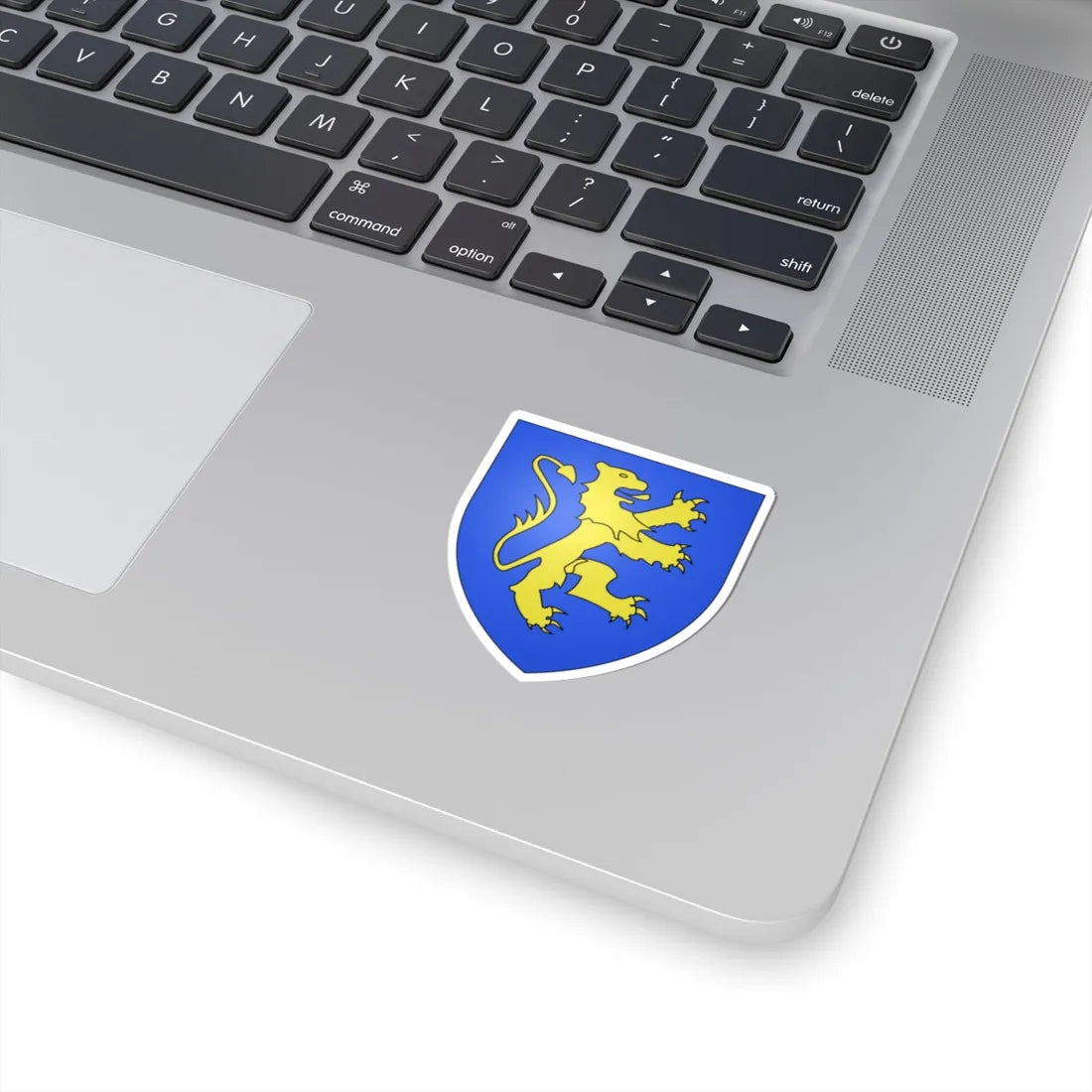 Blason ville be Burst (Belgium) (Coat of Arms) STICKER Vinyl Kiss-Cut Decal - The Sticker Space