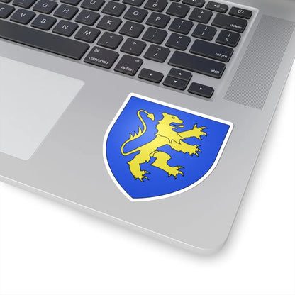 Blason ville be Burst (Belgium) (Coat of Arms) STICKER Vinyl Kiss-Cut Decal - The Sticker Space