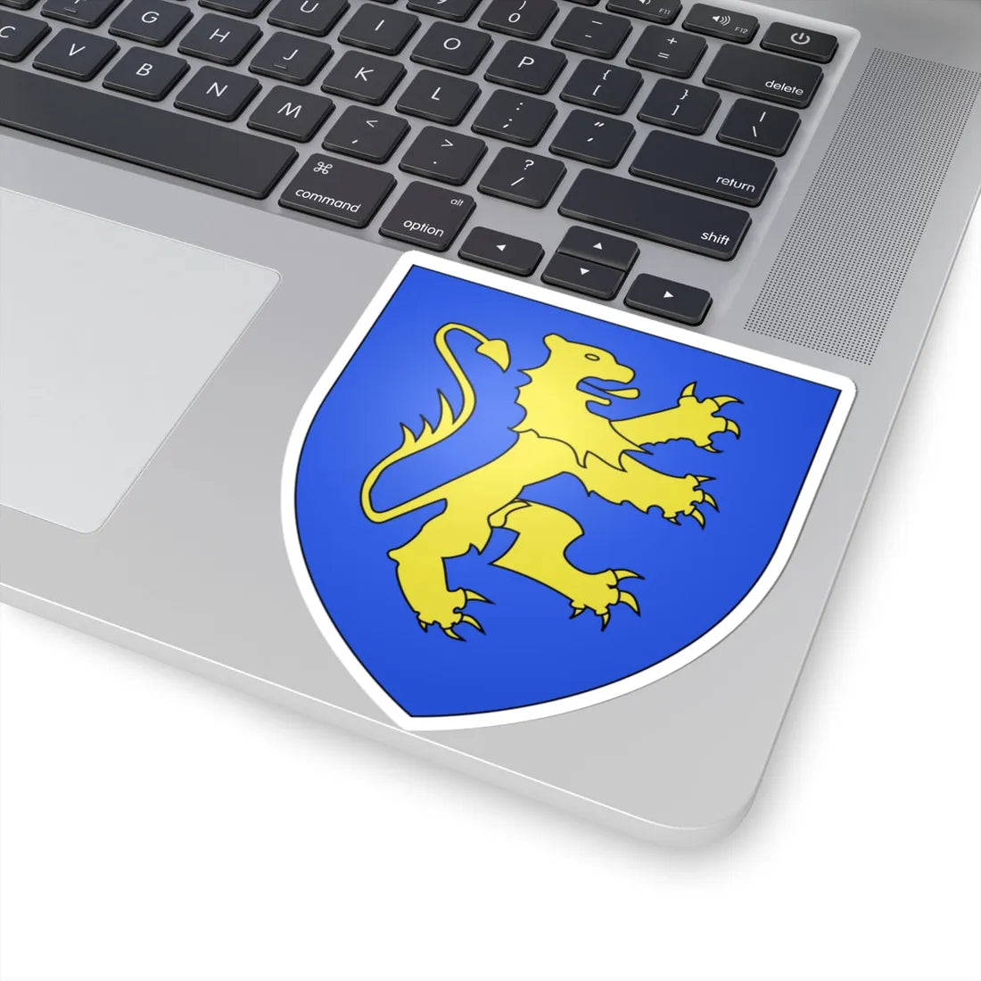 Blason ville be Burst (Belgium) (Coat of Arms) STICKER Vinyl Kiss-Cut Decal - The Sticker Space