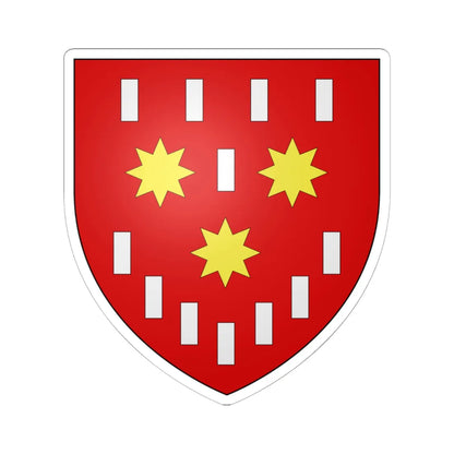 Blason ville be De Pinte (Belgium) (Coat of Arms) STICKER Vinyl Kiss-Cut Decal - The Sticker Space