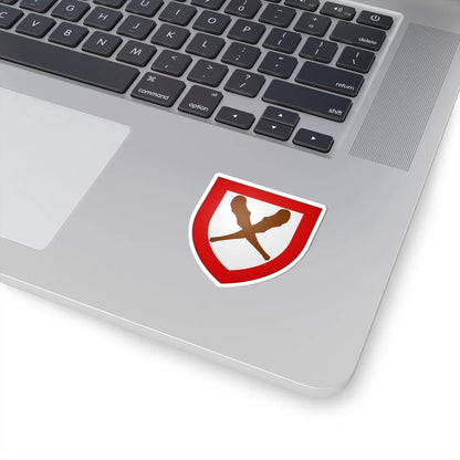 Blason ville be Deftinge (Belgium) (Coat of Arms) STICKER Vinyl Kiss-Cut Decal - The Sticker Space