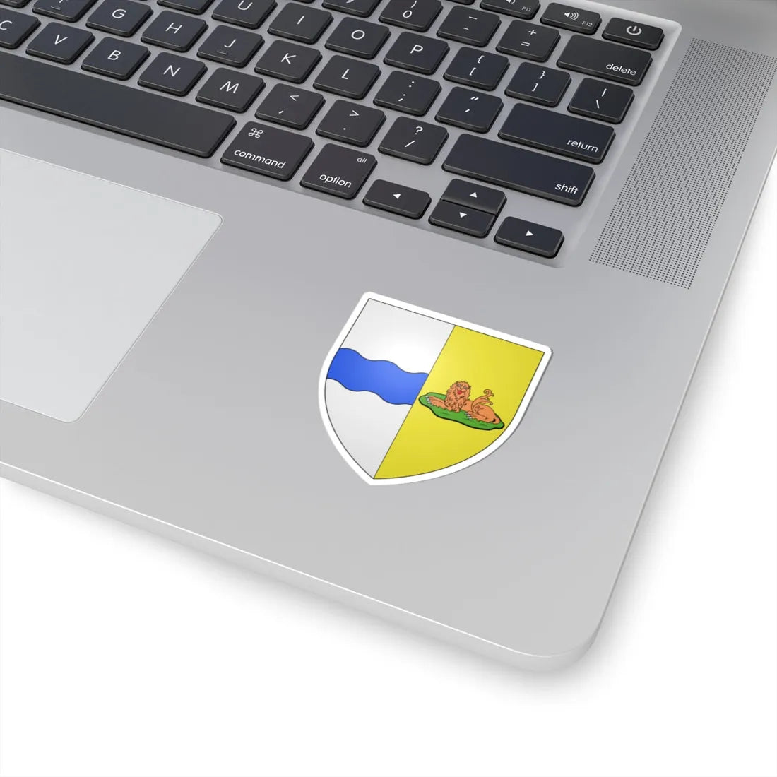 Blason ville be Denderleeuw ancien (Belgium) (Coat of Arms) STICKER Vinyl Kiss-Cut Decal - The Sticker Space