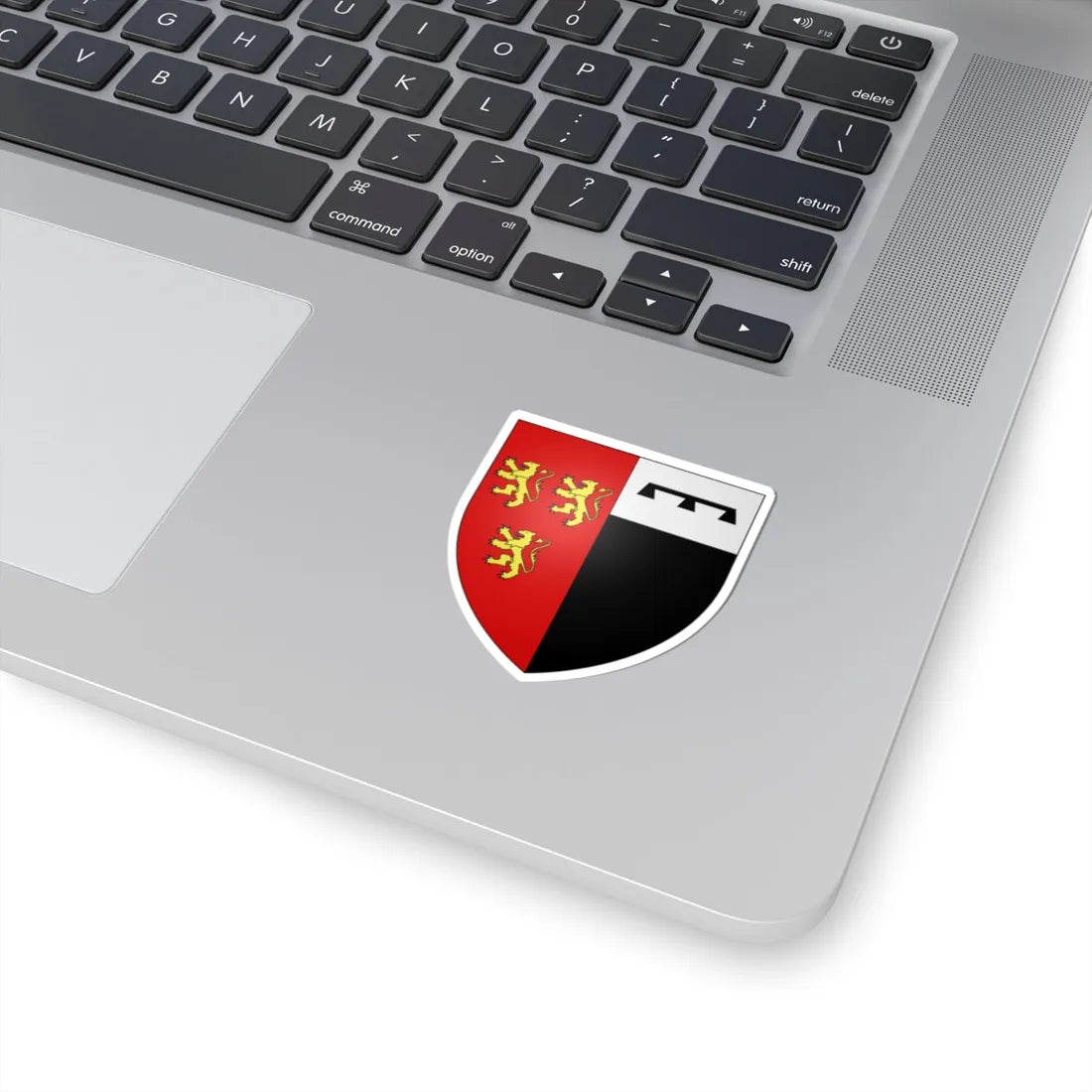 Blason ville be Denderleeuw (Belgium) (Coat of Arms) STICKER Vinyl Kiss-Cut Decal - The Sticker Space
