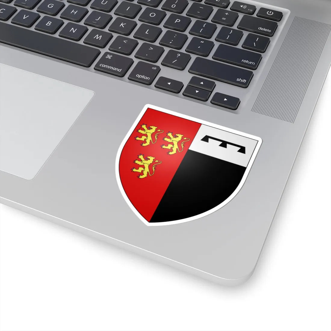 Blason ville be Denderleeuw (Belgium) (Coat of Arms) STICKER Vinyl Kiss-Cut Decal - The Sticker Space