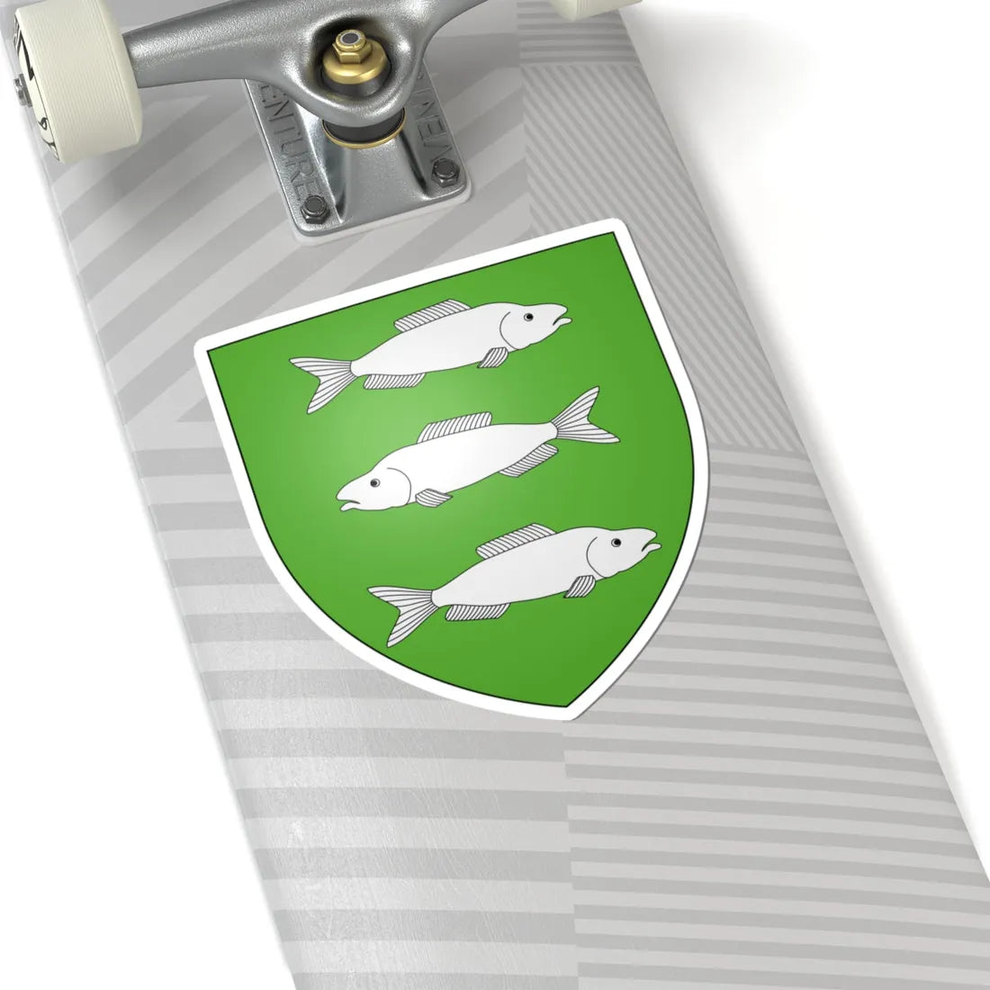 Blason ville be Denderwindeke (Belgium) (Coat of Arms) STICKER Vinyl Kiss-Cut Decal - The Sticker Space