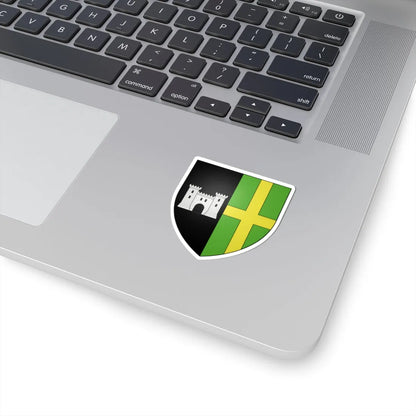 Blason ville be Deurle (Belgium) (Coat of Arms) STICKER Vinyl Kiss-Cut Decal - The Sticker Space