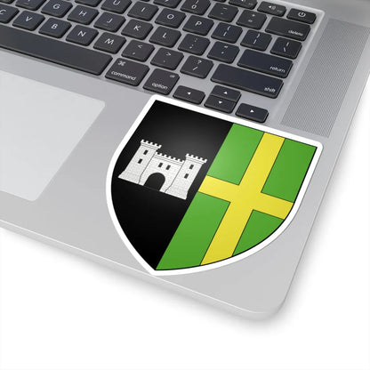 Blason ville be Deurle (Belgium) (Coat of Arms) STICKER Vinyl Kiss-Cut Decal - The Sticker Space