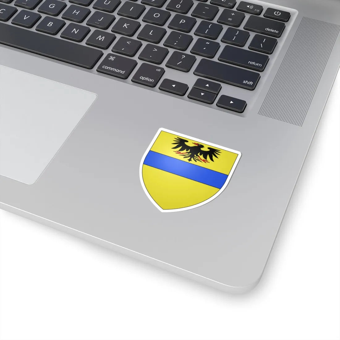 Blason ville be Dilbeek ancien (Belgium) (Coat of Arms) STICKER Vinyl Kiss-Cut Decal - The Sticker Space