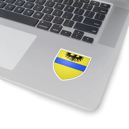 Blason ville be Dilbeek ancien (Belgium) (Coat of Arms) STICKER Vinyl Kiss-Cut Decal - The Sticker Space