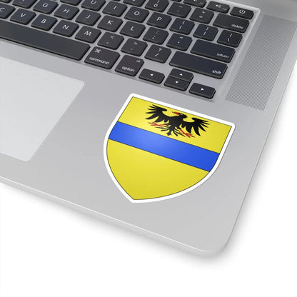 Blason ville be Dilbeek ancien (Belgium) (Coat of Arms) STICKER Vinyl Kiss-Cut Decal - The Sticker Space