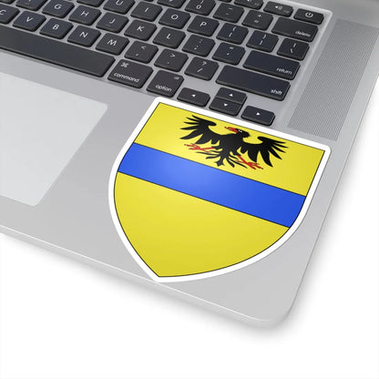 Blason ville be Dilbeek ancien (Belgium) (Coat of Arms) STICKER Vinyl Kiss-Cut Decal - The Sticker Space