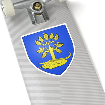 Blason ville be Edelare (Belgium) (Coat of Arms) STICKER Vinyl Kiss-Cut Decal - The Sticker Space