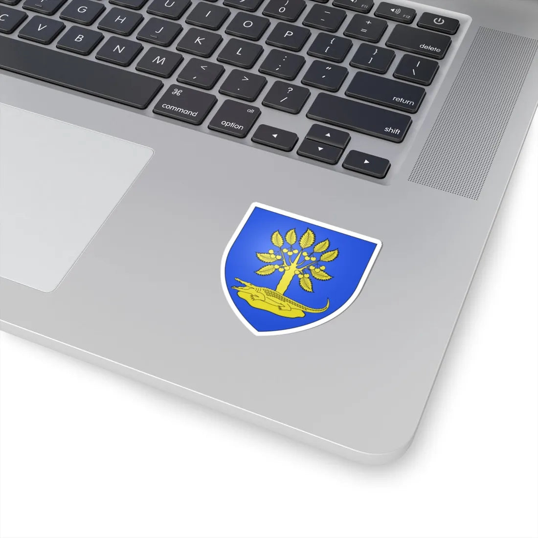Blason ville be Edelare (Belgium) (Coat of Arms) STICKER Vinyl Kiss-Cut Decal - The Sticker Space