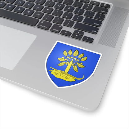 Blason ville be Edelare (Belgium) (Coat of Arms) STICKER Vinyl Kiss-Cut Decal - The Sticker Space