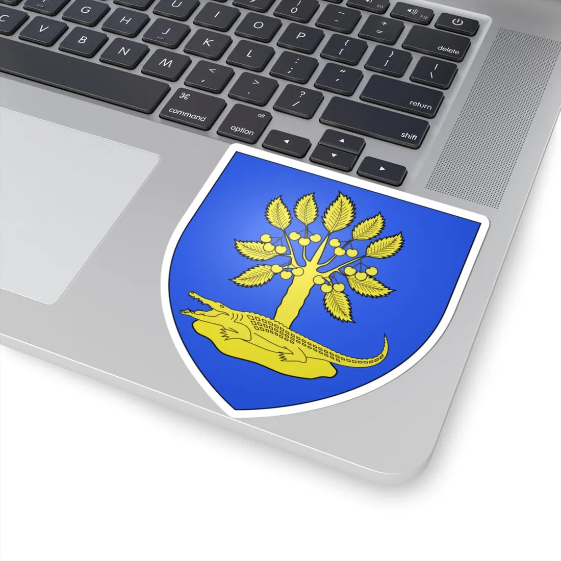 Blason ville be Edelare (Belgium) (Coat of Arms) STICKER Vinyl Kiss-Cut Decal - The Sticker Space