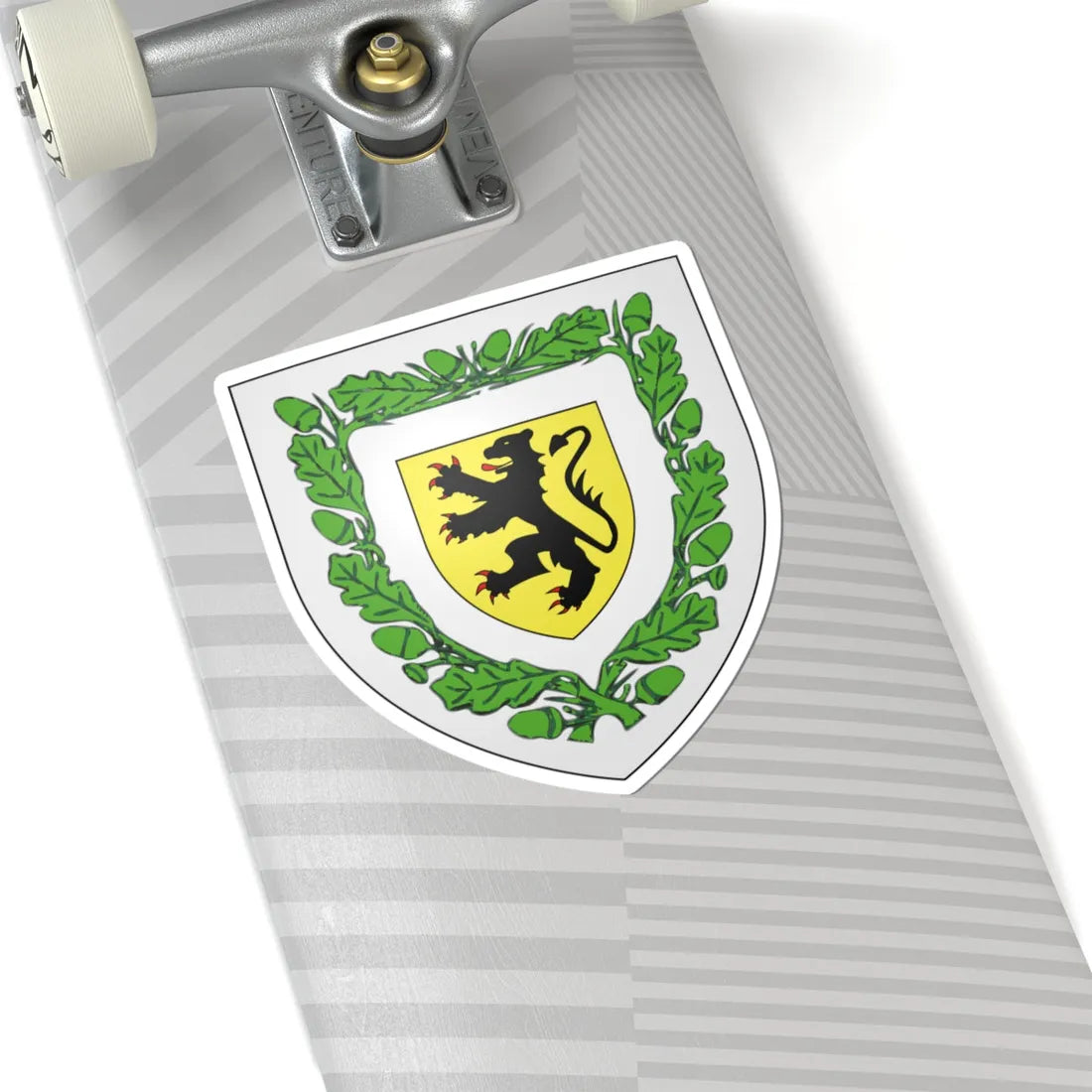 Blason ville be Eeklo (Belgium) (Coat of Arms) STICKER Vinyl Kiss-Cut Decal - The Sticker Space