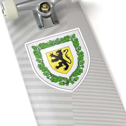 Blason ville be Eeklo (Belgium) (Coat of Arms) STICKER Vinyl Kiss-Cut Decal - The Sticker Space
