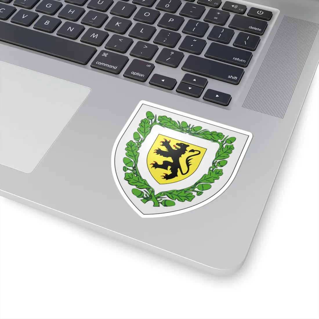 Blason ville be Eeklo (Belgium) (Coat of Arms) STICKER Vinyl Kiss-Cut Decal - The Sticker Space