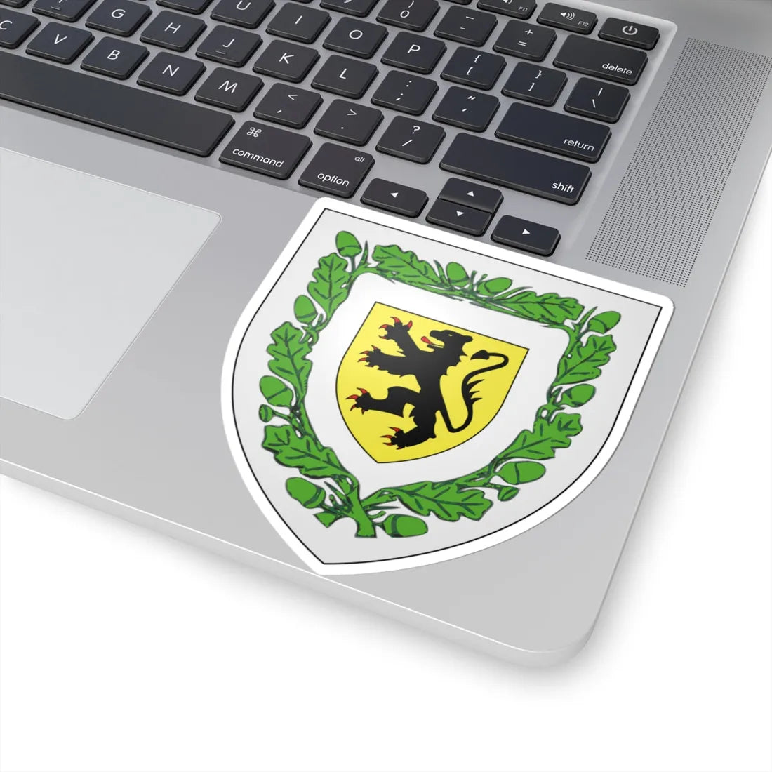 Blason ville be Eeklo (Belgium) (Coat of Arms) STICKER Vinyl Kiss-Cut Decal - The Sticker Space