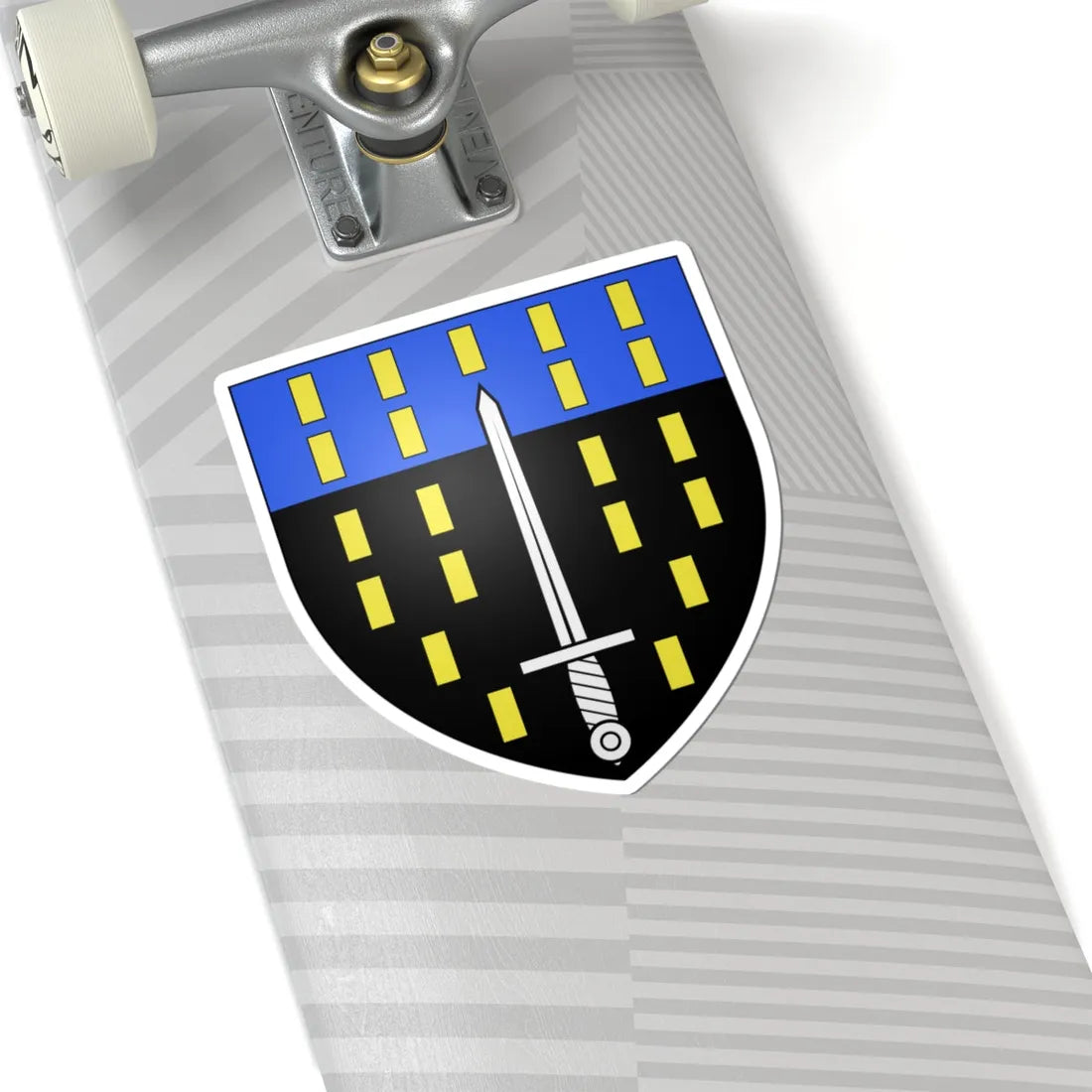 Blason ville be Erondegem (Belgium) (Coat of Arms) STICKER Vinyl Kiss-Cut Decal - The Sticker Space