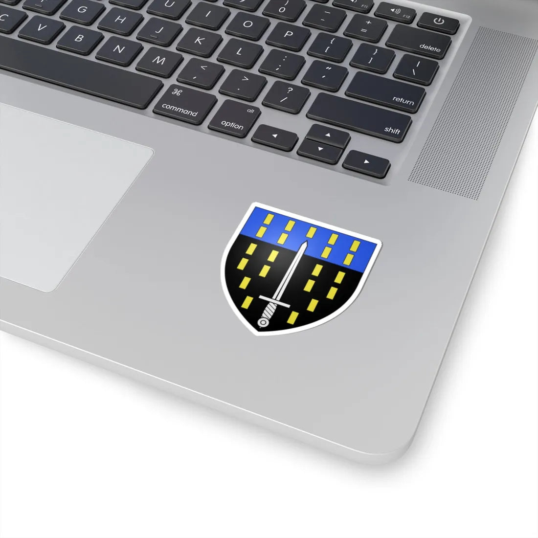 Blason ville be Erondegem (Belgium) (Coat of Arms) STICKER Vinyl Kiss-Cut Decal - The Sticker Space
