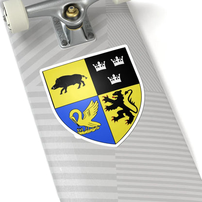 Blason ville be Evergem (Belgium) (Coat of Arms) STICKER Vinyl Kiss-Cut Decal - The Sticker Space