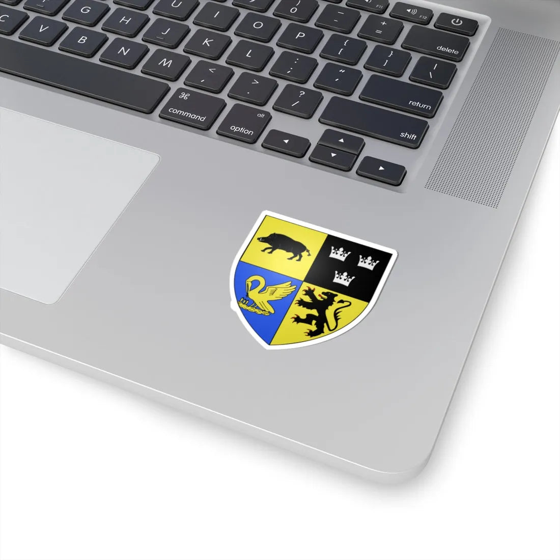 Blason ville be Evergem (Belgium) (Coat of Arms) STICKER Vinyl Kiss-Cut Decal - The Sticker Space