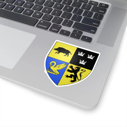 Blason ville be Evergem (Belgium) (Coat of Arms) STICKER Vinyl Kiss-Cut Decal - The Sticker Space