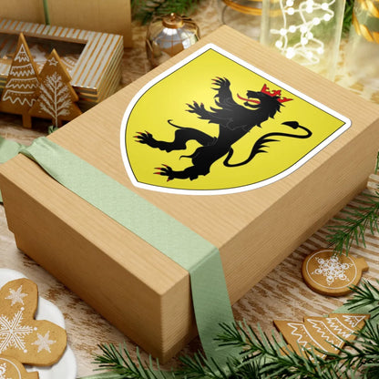 Blason ville be Fleurus Hainaut (Belgium) (Coat of Arms) STICKER Vinyl Kiss-Cut Decal - The Sticker Space