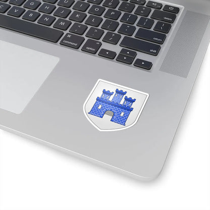 Blason ville be Flobecq (Belgium) (Coat of Arms) STICKER Vinyl Kiss-Cut Decal - The Sticker Space