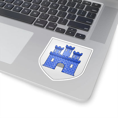 Blason ville be Flobecq (Belgium) (Coat of Arms) STICKER Vinyl Kiss-Cut Decal - The Sticker Space