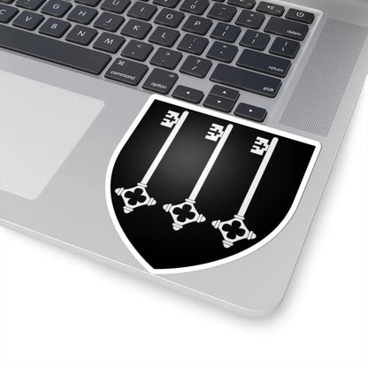 Blason ville be Gembloux Namur (Belgium) (Coat of Arms) STICKER Vinyl Kiss-Cut Decal - The Sticker Space