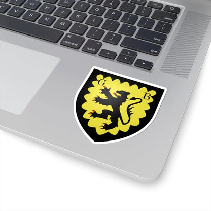 Blason ville be Gentbrugge (Belgium) (Coat of Arms) STICKER Vinyl Kiss-Cut Decal - The Sticker Space