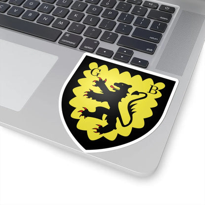 Blason ville be Gentbrugge (Belgium) (Coat of Arms) STICKER Vinyl Kiss-Cut Decal - The Sticker Space