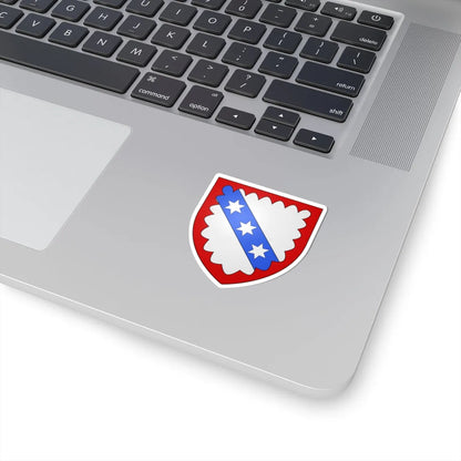Blason ville be Gijzegem (Belgium) (Coat of Arms) STICKER Vinyl Kiss-Cut Decal - The Sticker Space