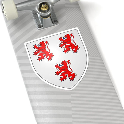 Blason ville be Haaltert (Belgium) (Coat of Arms) STICKER Vinyl Kiss-Cut Decal - The Sticker Space